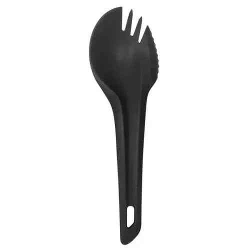 Spork negro Wildo 3 en 1: tenedor y cuchara en cubierto