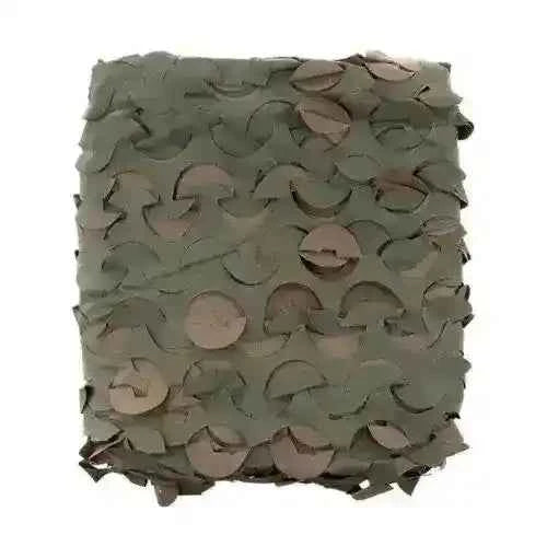 Red de camuflaje Mil-Tec Woodland extendida, patrón verde y beige