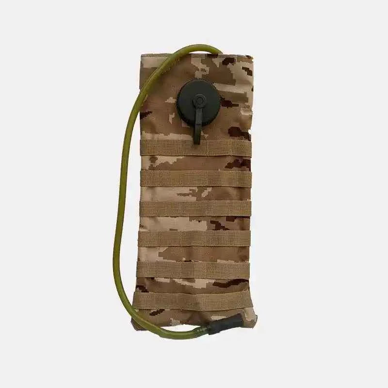 Bolsa de hidratación Camelbak 2,5 L camuflaje claro con tubo verde y tapa circular