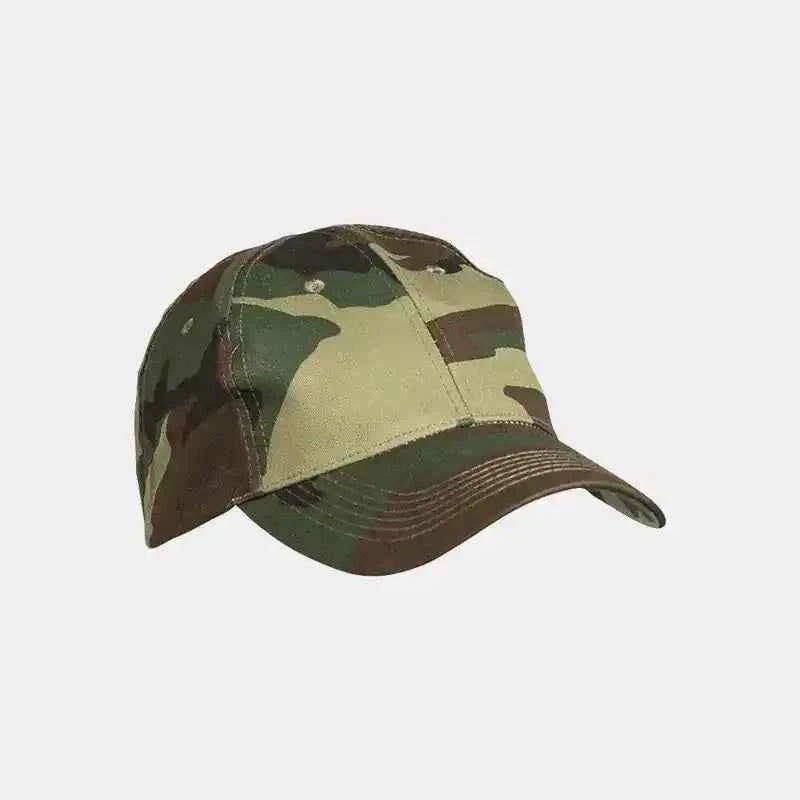 Gorra MIL-TEC camuflaje boscoso con visera curva