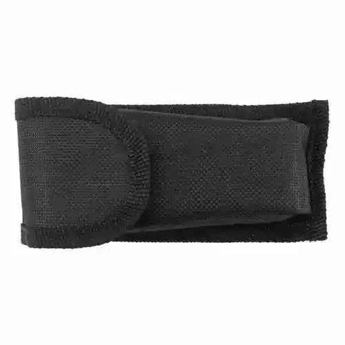 Funda de tela negra con velcro para alicate multiusos