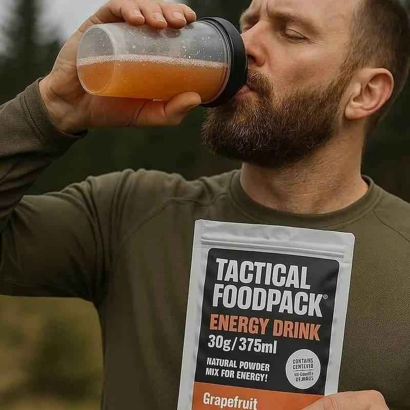 Bebida isotónica en polvo Tactical Foodpack Energy Drink 30g/375ml, sabor pomelo